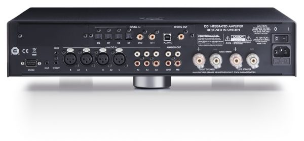 Primare I35 DAC modular integrated amplfiier and digital to analog converter back