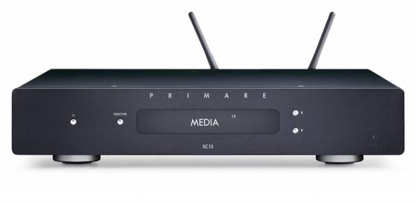 Миниатюра продукта Primare SC15 Prisma Black - предусилитель и сетевой проигрыватель