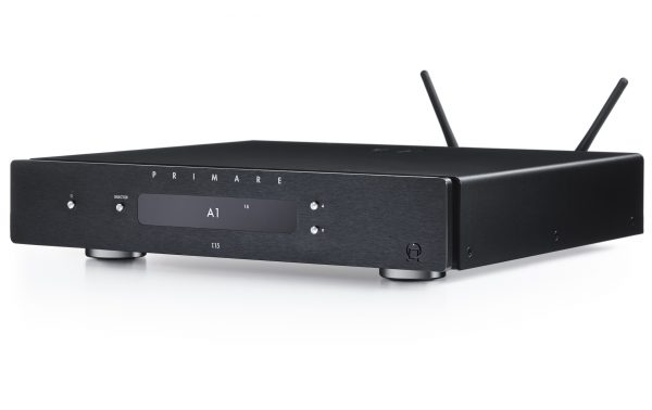 Primare I15 Prisma integrated amplifier and network player side black