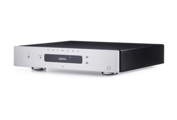 Primare I15MM integrated amplifier and MM phono stage side titanium