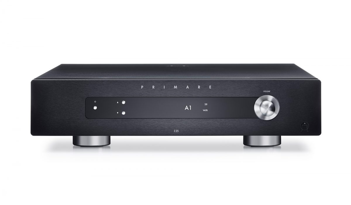 Primare I25 DAC modular integrated amplifier and digital to analog converter front black