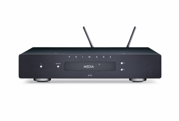 Primare SC15 Prisma preamplifier and network player front black